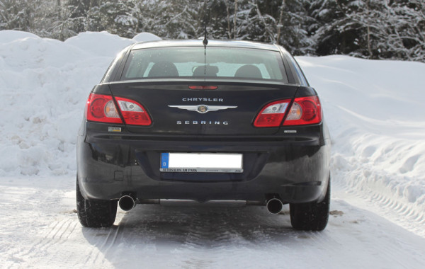 Endschalldämpfer passend für Chrysler Sebring JS Limousine