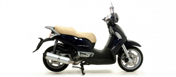 Arrow Race-Tech Aluminium Schwarz Piaggio MP3 500 LT (M86) ´14-16