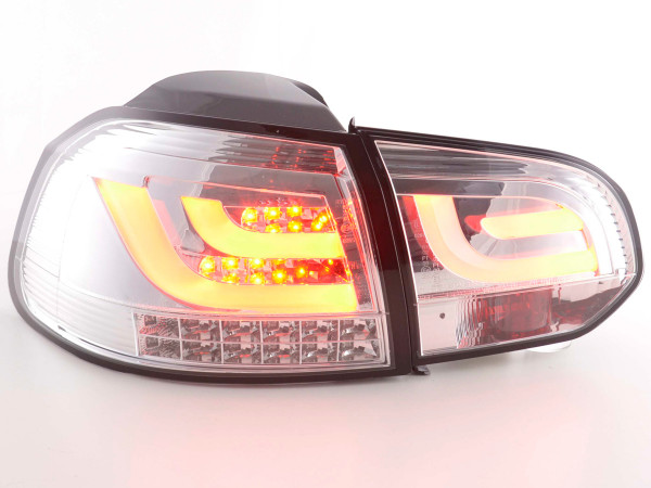 LED Rückleuchten Set VW Golf 6 Typ 1K 2008-2012 chrom mit Led Blinker