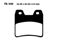 EBC FA348 Bremsbeläge passend für Yamaha XJR 1300, FZS 1000 EBC FA348 Bremsbeläge passend für Yamaha XJR 1300, FZS 1000