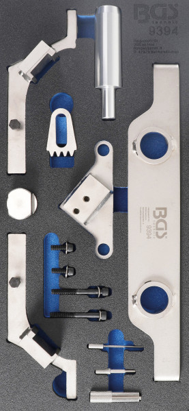 Werkstattwageneinlage 1/3: Motor-Einstellwerkzeug-Satz passend für Opel, Saab, Chevrolet 2.0l / 2.4l