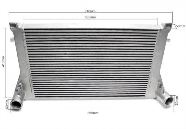 TA Technix Ladeluftkühler passend für Audi A3 (8V), TT (8S) / Seat Leon (5F) / Skoda Octavia III (5E