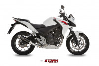 Storm by MIVV GP Endschalldämpfer Schwarz passend für Honda CB 500 F/X, CBR 500 R Storm by MIVV GP Endschalldämpfer Schwarz passend für Honda CB 500 F/X, CBR 500 R