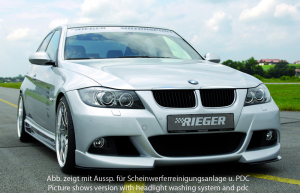 Rieger Spoilerstoßstange für BMW 3er E90 Lim. 03.05-08.08 (bis Facelift)