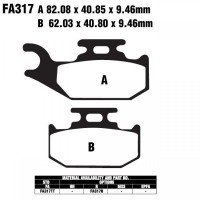 EBC FA317 R Bremsbeläge passend für Suzuki & CAN-AM EBC FA317 R Bremsbeläge passend für Suzuki & CAN-AM