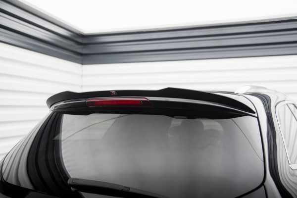 Spoiler CAP Für Ford Mondeo Kombi ST-Line Mk4 Facelift Schwarz Hochglanz