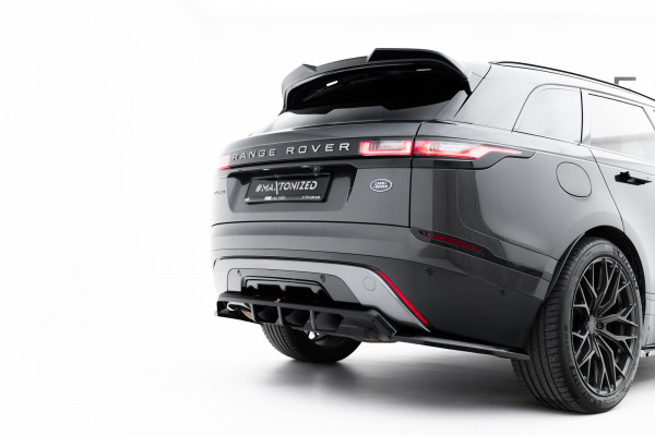 Mittlerer Cup Diffusor DTM Look Heck Ansatz V.2 Für Land Rover Range Rover Velar R-Dynamic Mk1 Schwa