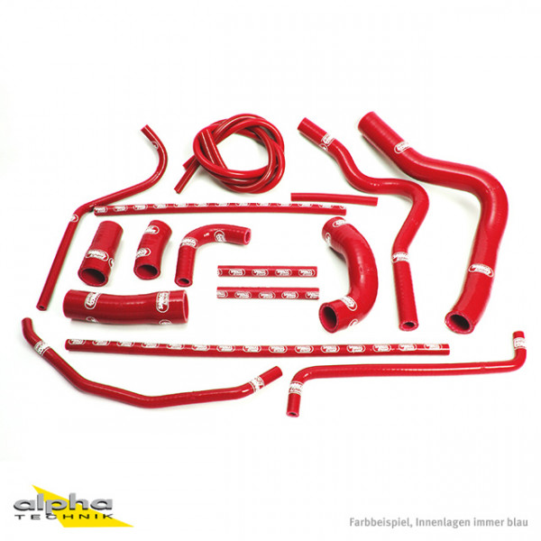 SAMCO SPORT Siliconschlauch Kit rot passend für Yamaha YZF1000R1 2004-2006