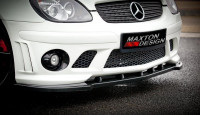 Front Stoßstange Frontschürze Passend Für Mercedes SLK R170 AMG204 Look Mit Nebelscheinwerfer Schwar