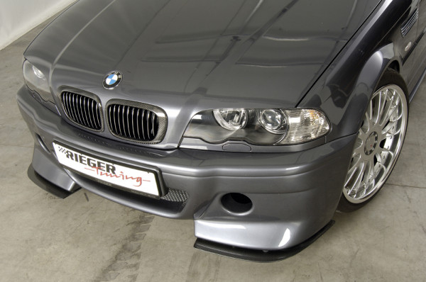 Rieger Spoilerschwert CS-Look carbon look für BMW 3er E46 Cabrio 02.98-12.01 (bis Facelift)