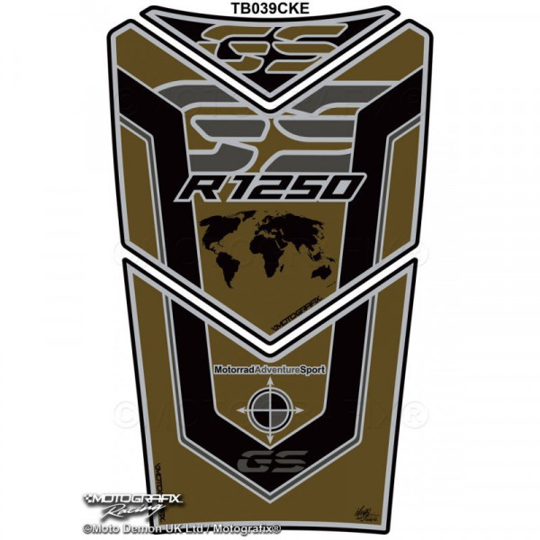 Motografix 3D Gel Tank Pad Protector passend für BMW R 1250 GS Adventure