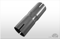 FOX Doppelmuffe Ø70mm Edelstahl - Länge 120mm FOX Doppelmuffe Ø70mm Edelstahl - Länge 120mm
