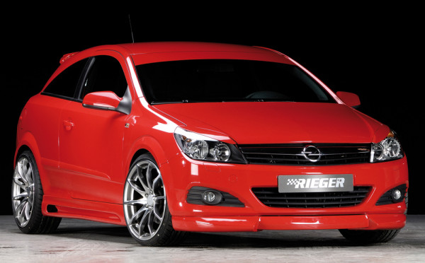 Rieger Spoilerlippe für Opel Astra H GTC 3-tür.