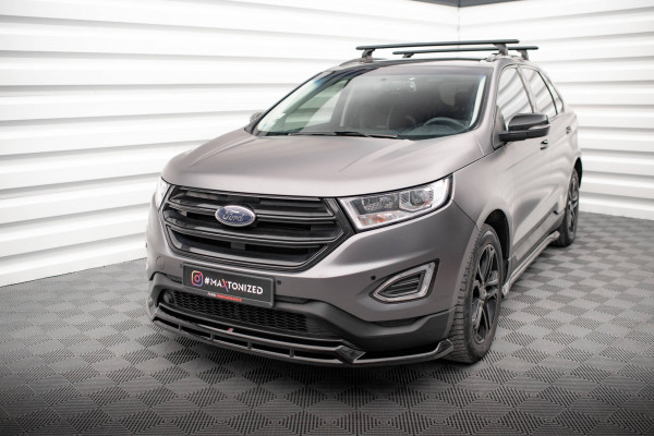 Front Ansatz Für Ford Edge Mk2 Schwarz Hochglanz