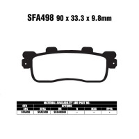 EBC SFA498 Scooter Bremsbeläge passend für Kawasaki J300 & J125 EBC SFA498 Scooter Bremsbeläge passend für Kawasaki J300 & J125