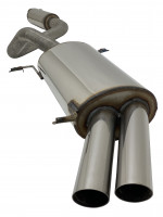 Novus Sportauspuff Anlage passend für VW Scirocco 2 16V Look 2x55mm Novus Sportauspuff Anlage passend für VW Scirocco 2 16V Look 2x55mm