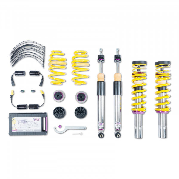 KW Gewindefahrwerk V3 inox passend für Audi A4 (B9) 8W2, B8 Allrad ab 05/2015