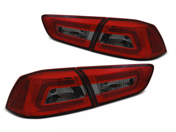 Mitsubishi Lancer 8 Limousine 08-11 rot getönt LED BAR