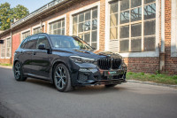 Front Ansatz Für BMW X5 G05 M Paket Schwarz Hochglanz