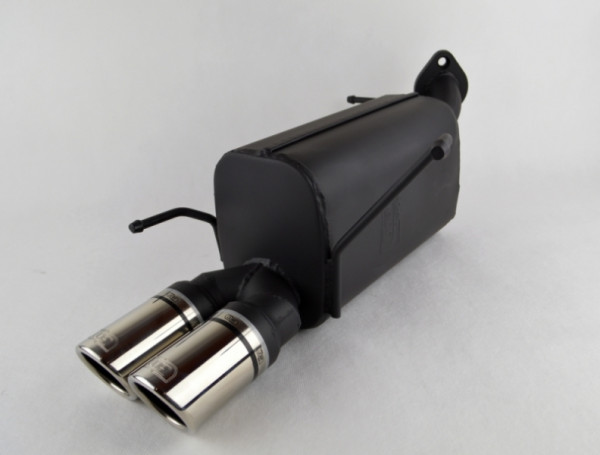 Ulter Sportauspuff passend für Suzuki Swift V 2010-2013 2 Endrohre rund Ø70