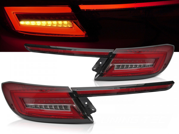 Led Bar Rückleuchten rot weiß dynamische Blinker Passend Für Toyota Gr86 21-