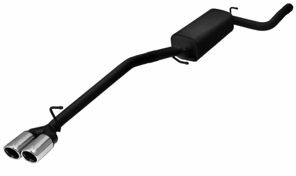Ulter Sportauspuff für Ford Focus C-Max 2004-2010 2 Endrohre rund Ø70