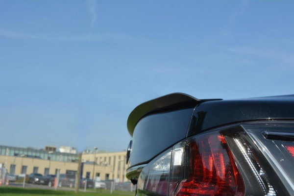 Spoiler CAP Für Lexus GS Mk4 Facelift T Schwarz Hochglanz