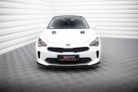 Front Ansatz V.1 Für Kia Stinger GT / GT-Line / Standard Mk1 Schwarz Hochglanz