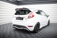Heck Ansatz Flaps Diffusor Für Ford Fiesta ST / ST-Line / Zetec S Mk7 FL Schwarz Hochglanz