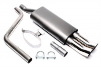 TA Technix Sportendschalldämpfer 2x76mm DTM passend für VW Polo 86C TA Technix Sportendschalldämpfer 2x76mm DTM passend für VW Polo 86C