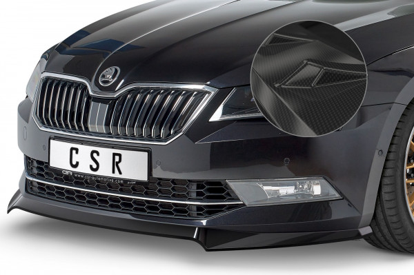 Cup-Spoilerlippe passend für Skoda Superb III (Typ 3V) mit ABE