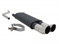 Novus Sportauspuff passend für VW Polo 2/3 86C 2x90mm DTM Novus Sportauspuff passend für VW Polo 2/3 86C 2x90mm DTM