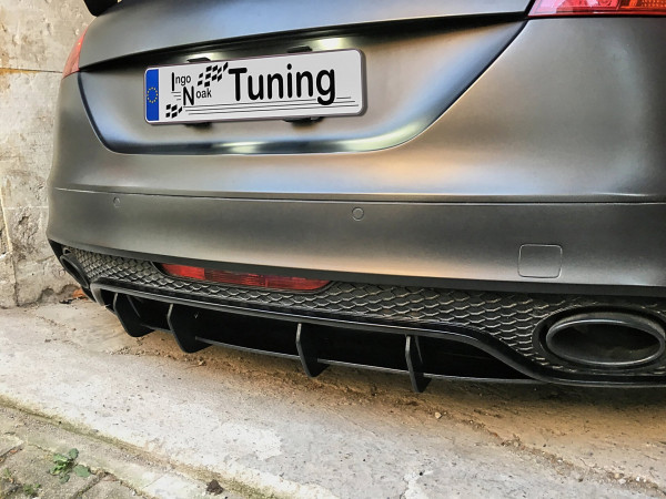 Racing Heckansatz Diffusor passend für Audi TT RS 8J Coupe