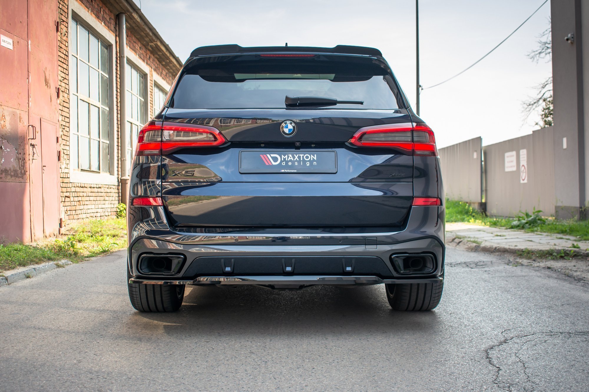 Spoiler CAP Passend Für BMW X5 G05 M Paket Schwarz Matt ...