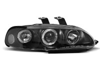 Angel Eyes Scheinwerfer Schwarz passend für Honda Civic 4D 09.91-08.95 Angel Eyes Scheinwerfer Schwarz passend für Honda Civic 4D 09.91-08.95