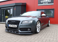 Cuplippe Frontspoilerlippe mit Wings passend für Audi S5 B8 Cuplippe Frontspoilerlippe mit Wings passend für Audi S5 B8