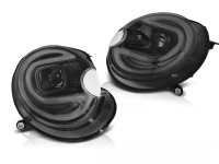 Scheinwerfer Tube Light schwarz LED passend für BMW Mini (Cooper) 06-14 Scheinwerfer Tube Light schwarz LED passend für BMW Mini (Cooper) 06-14