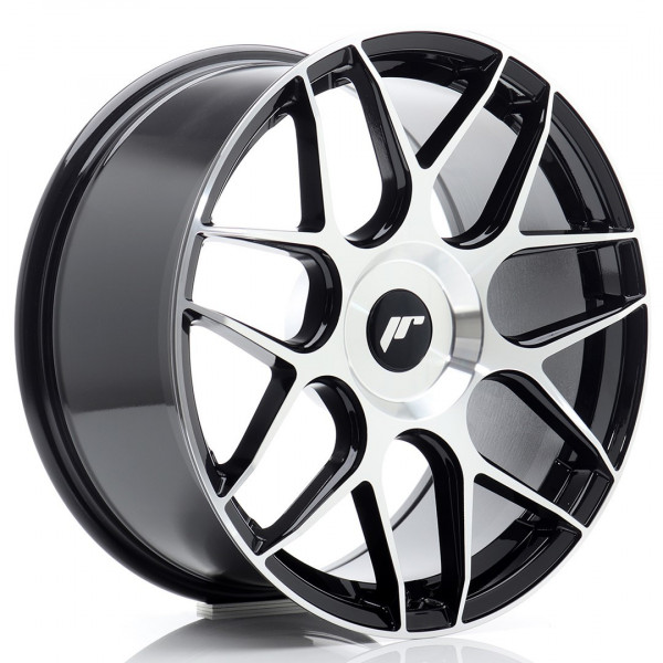 JR Wheels JR18 18x8,5 ET20-45 Blank Glossy Black