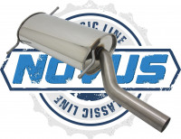 Novus Classic Line Edelstahl Endschalldämpfer passend für Golf 1 Cabriolet Novus Classic Line Edelstahl Endschalldämpfer passend für Golf 1 Cabriolet