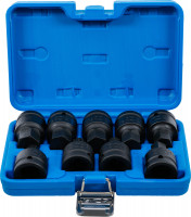 Kraft-Bit-Einsatz-Satz 9-tlg. mit 3/4 Zoll Innenvierkant – Innensechskant & XZN Kraft-Bit-Einsatz-Satz 9-tlg. mit 3/4 Zoll Innenvierkant – Innensechskant & XZN