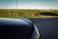 Spoiler CAP Für Audi A6 S-Line C6 FL Limousine Schwarz Hochglanz