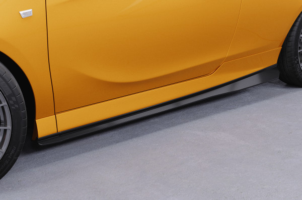 Seitenschweller für Opel Corsa E OPC SS507 Schwarz Strukturiert