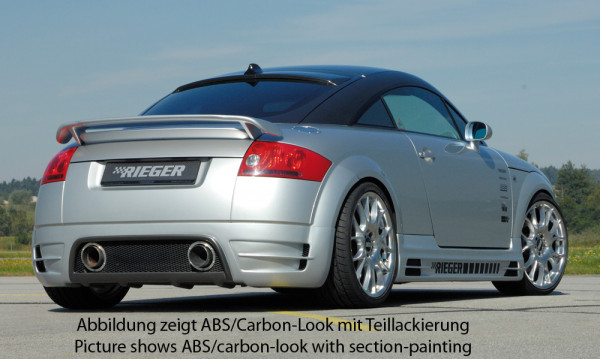Rieger Heckansatz carbon look für Audi TT (8N) Coupé 98-03