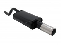 Novus Sportauspuff passend für Renault Clio 2 1x90mm RL-Design Novus Sportauspuff passend für Renault Clio 2 1x90mm RL-Design