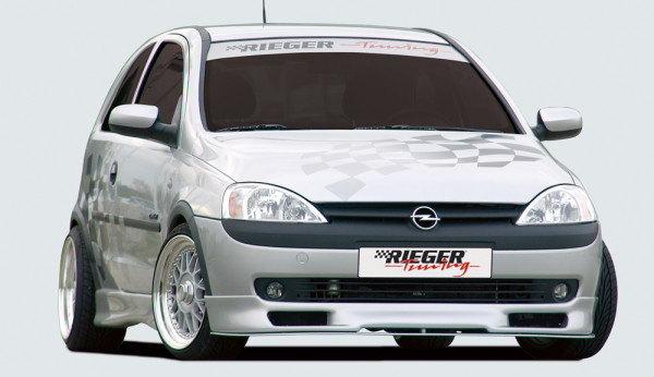 Rieger Spoilerlippe für Opel Corsa C 3-tür. 09.00-05.03 (bis Facelift)