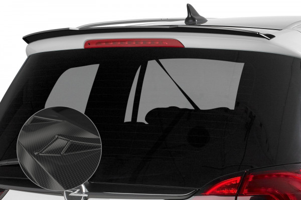 Heckflügel mit ABE für Opel Zafira C Tourer HF653 Schwarz Strukturiert