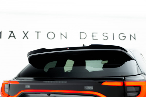 Spoiler CAP Für Toyota GR Yaris Mk4 Facelift Schwarz Hochglanz