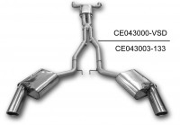 FOX Vorschalldämpfer passend für Chevrolet Camaro ab 2011 FOX Vorschalldämpfer passend für Chevrolet Camaro ab 2011