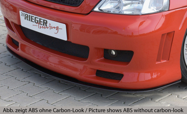 Rieger Spoilerschwert carbon look für Opel Astra G Cabrio