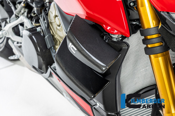 Ilmberger Carbon Winglet Satz rechts glanz für Ducati Streetfighter V4 2020-